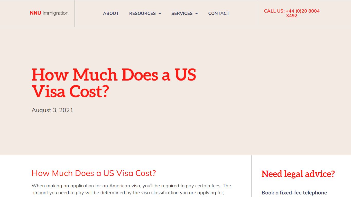 How Much Does a US Visa Cost? | NNU Immigration